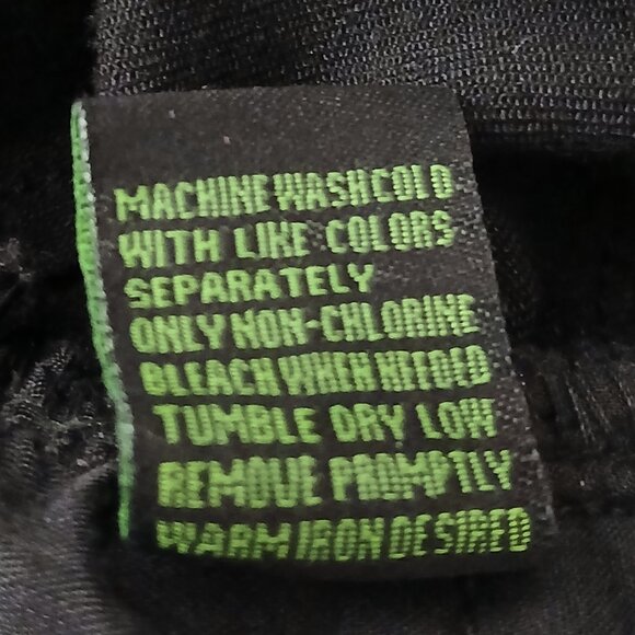 Solo Tu Jeans Size 11 30 High Rise Flare Leg Black Denim Stretch Repreve Raw Hem - Picture 8 of 8